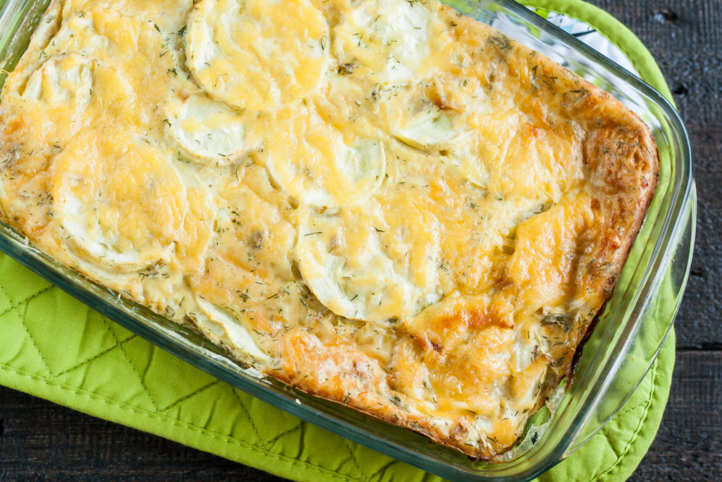 Summer Squash and Zucchini Casserole Virginia Family Nutrition Program