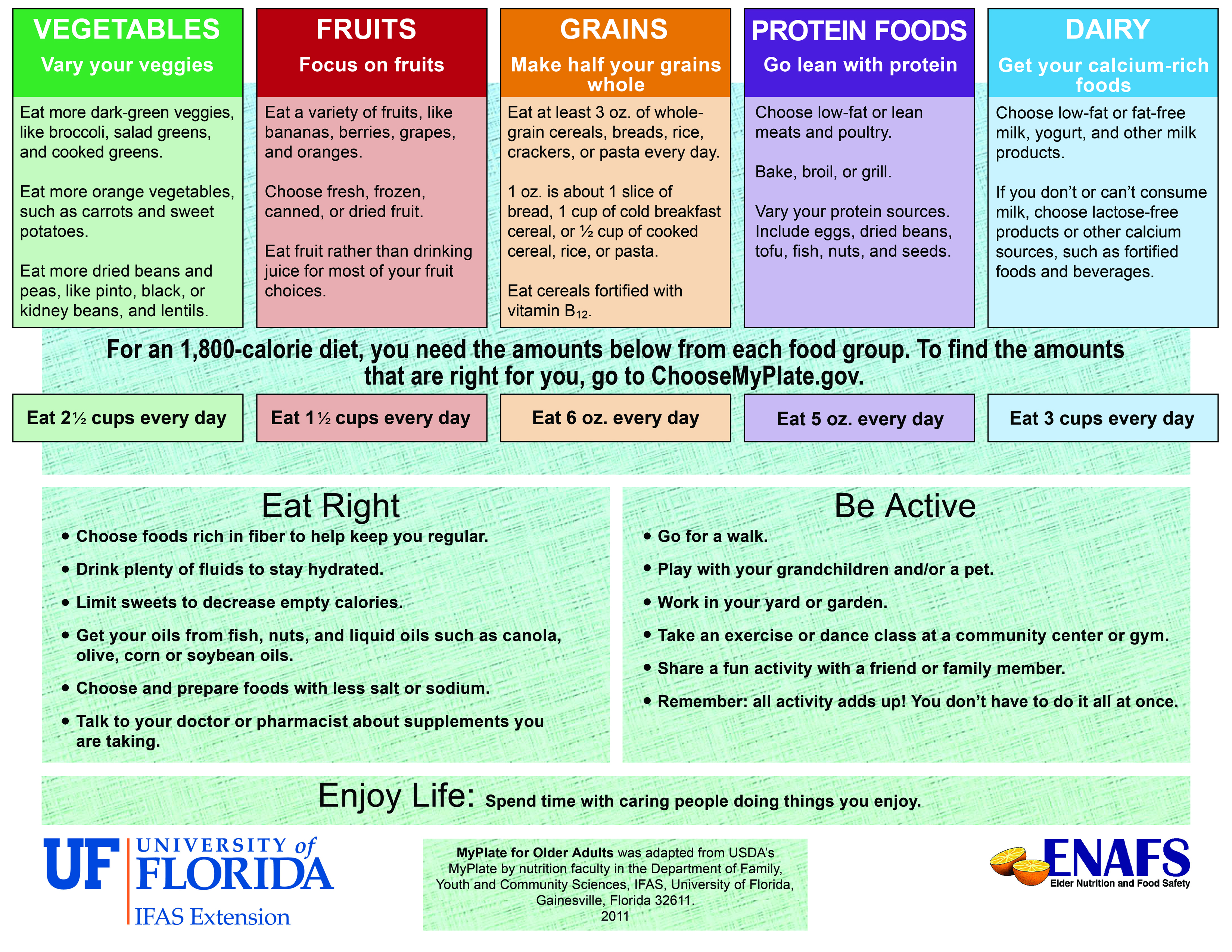 MyPlate for Older Adults from Florida Cooperative Extension, pdf found here.