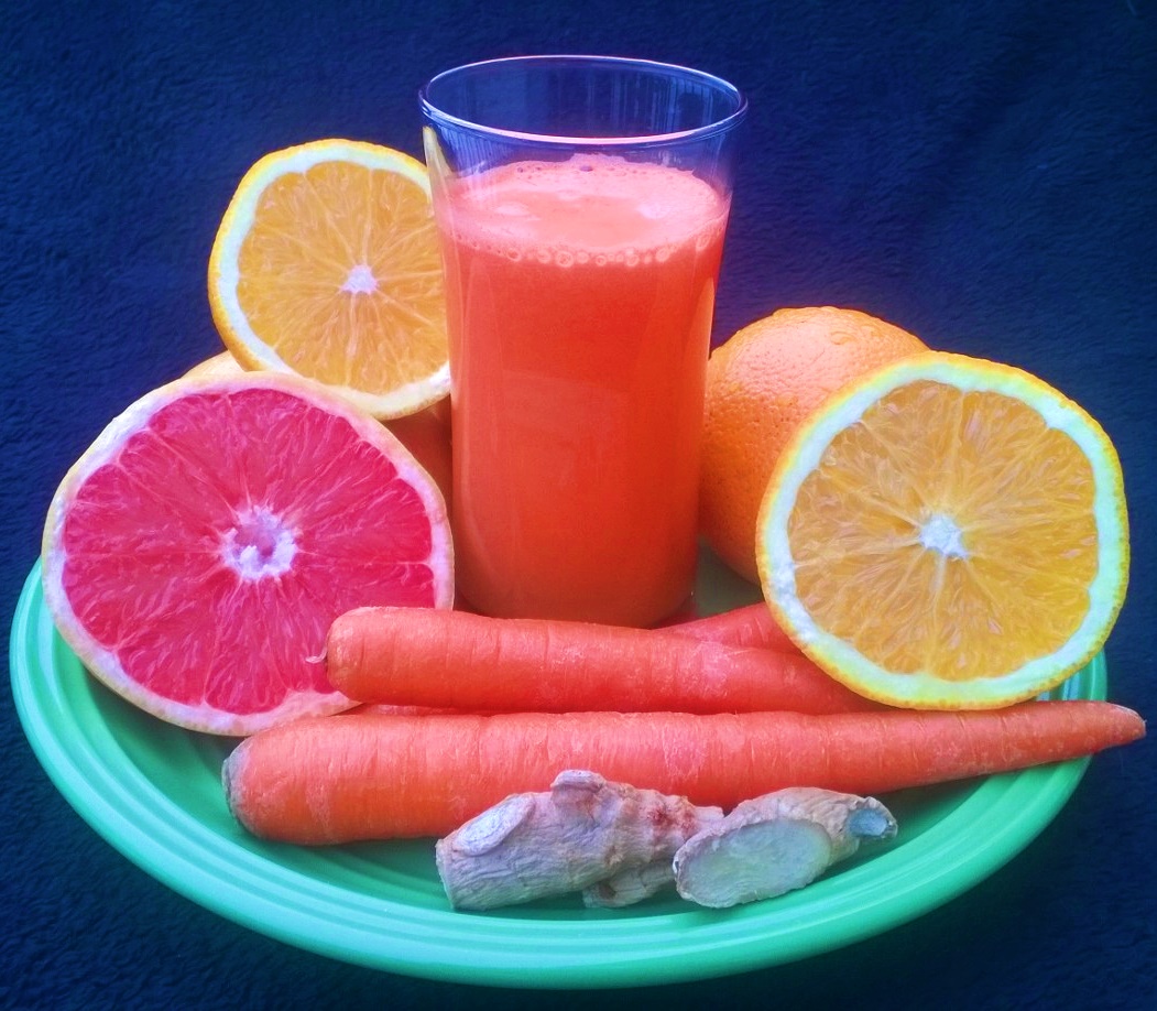 ingredients for healthy juice