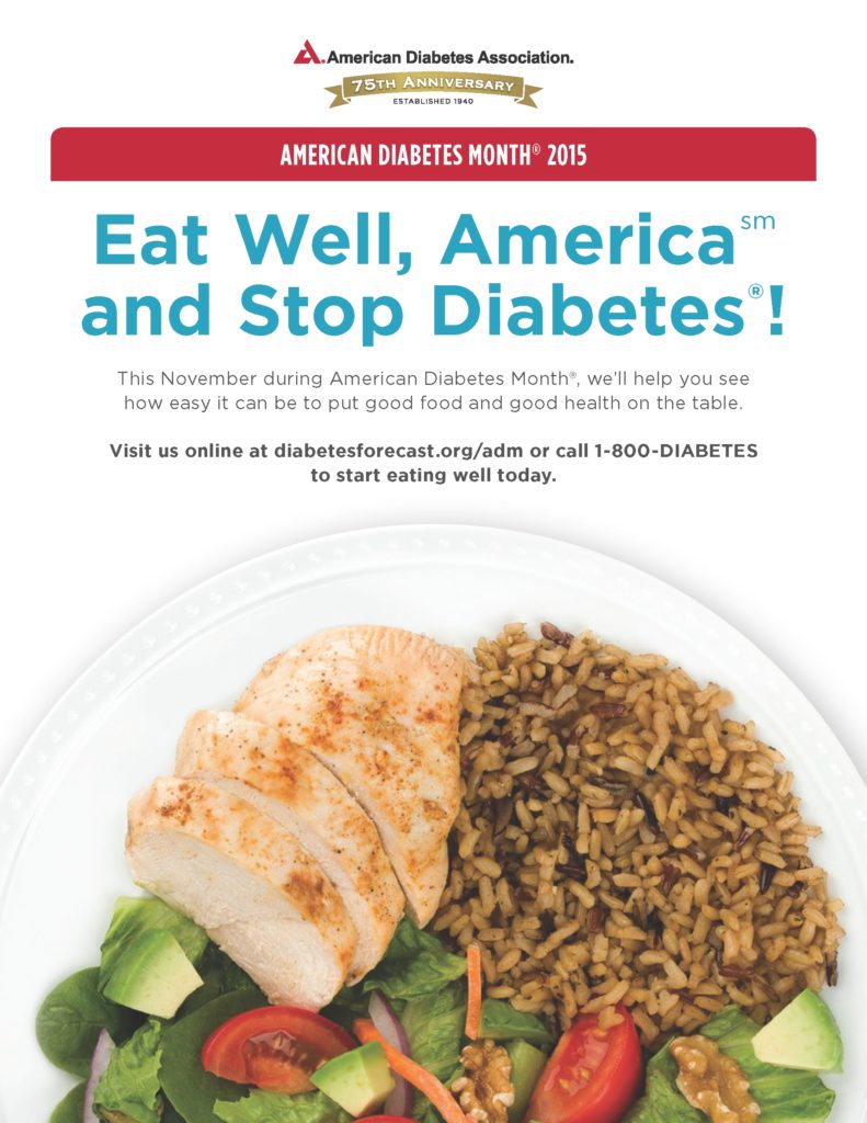 Eat well to prevent diabetes
