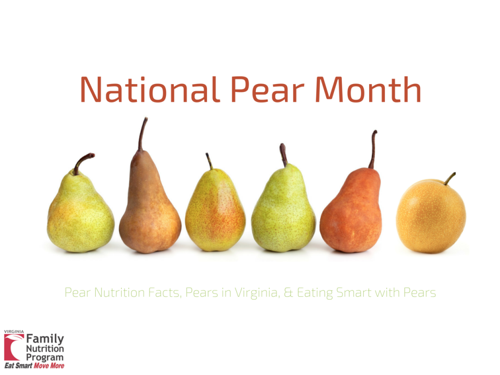 All About Pears for National Pear Month