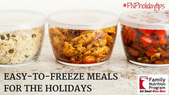 freezer meals in food storage containers