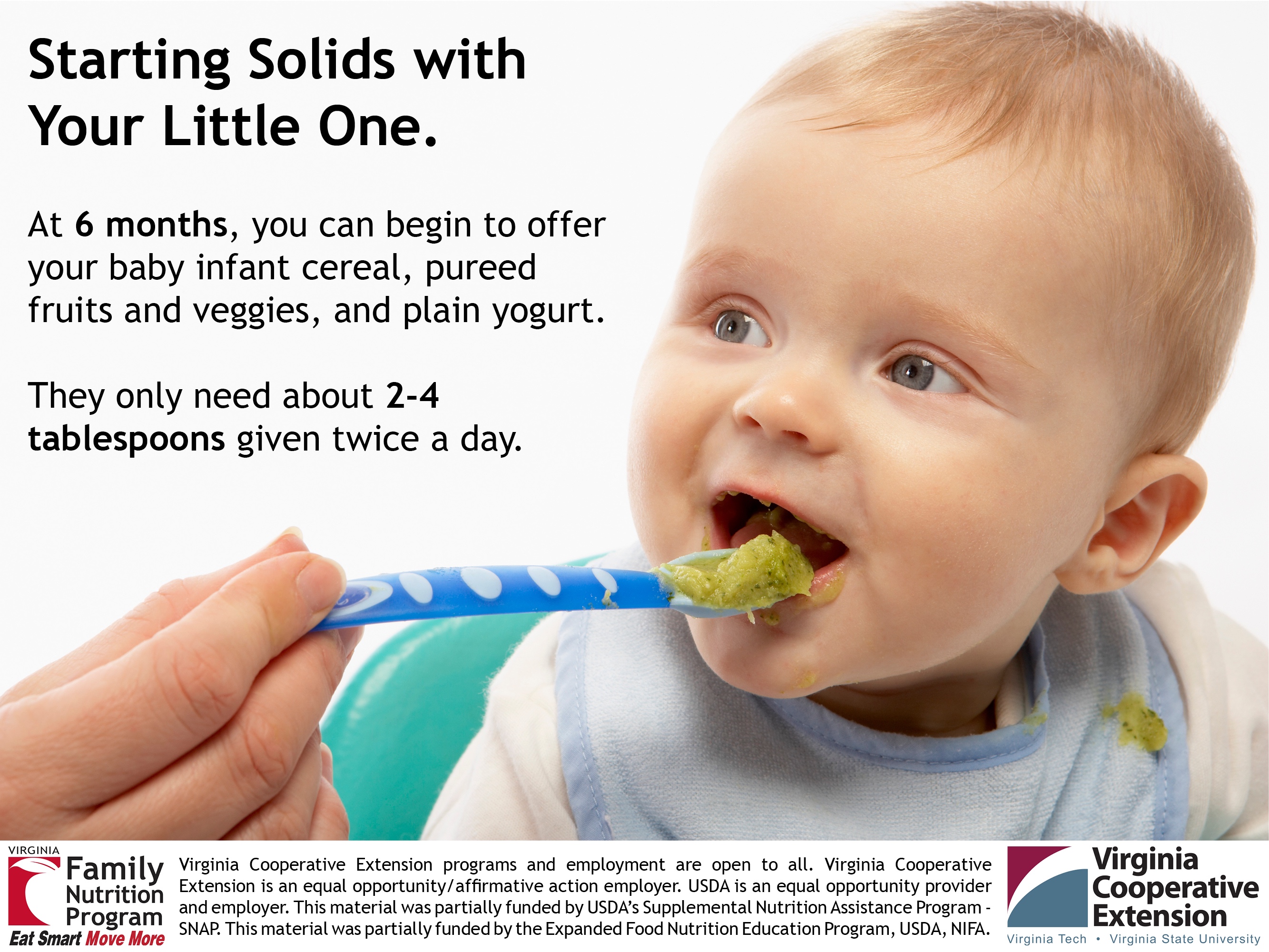 Starting Solids with Your Baby | Virginia Family Nutrition Program