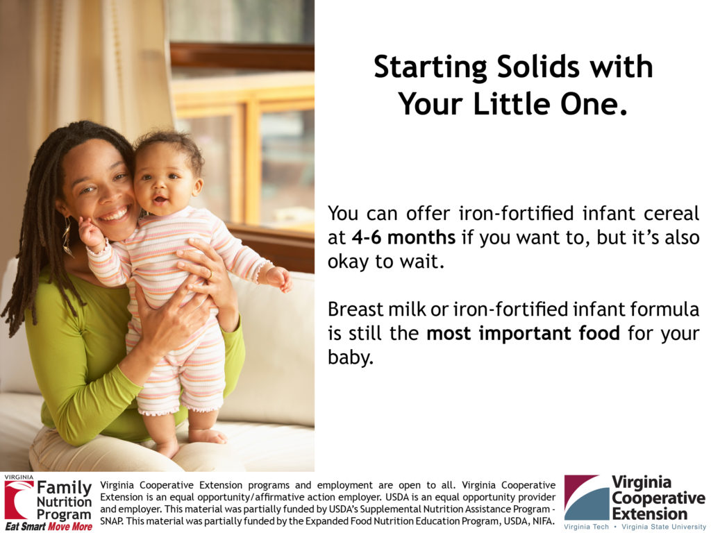 Starting solids with your baby