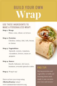 build your own sandwich wrap