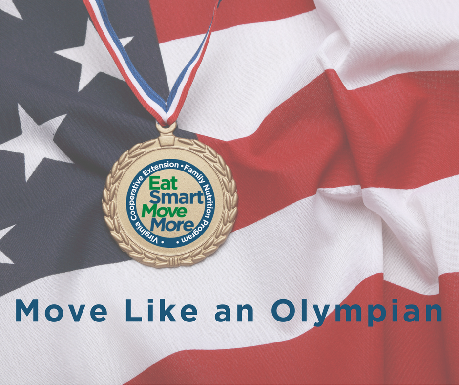 American flag with Olympic medal