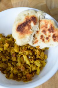 Lentil Dal with Naan