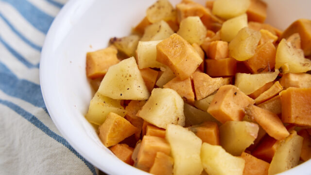 Baked Apples and Sweet Potatoes