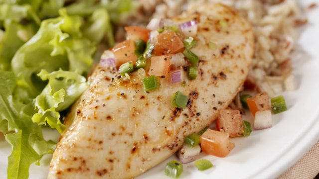 Chicken and Rice with Salsa
