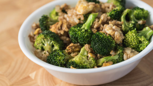 Egg, Broccoli, and Rice Stir-fry
