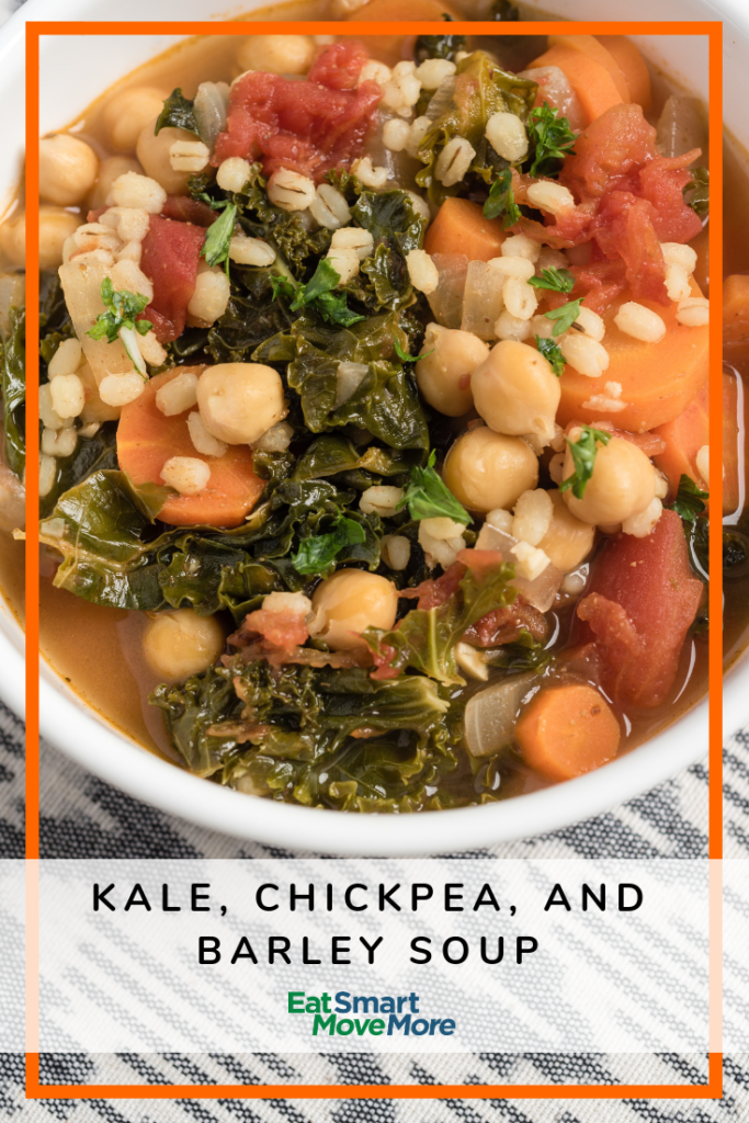 Kale, Chickpea, and Barley Soup 
