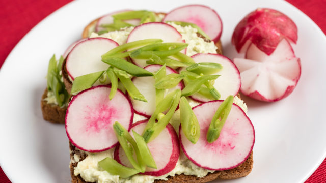 Radish and Avocado Toast