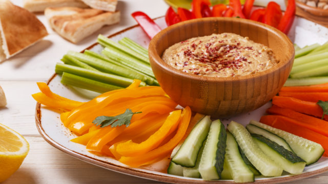 Hummus de Pimiento Rojo Asado