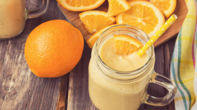 Helado de Naranja y Banana