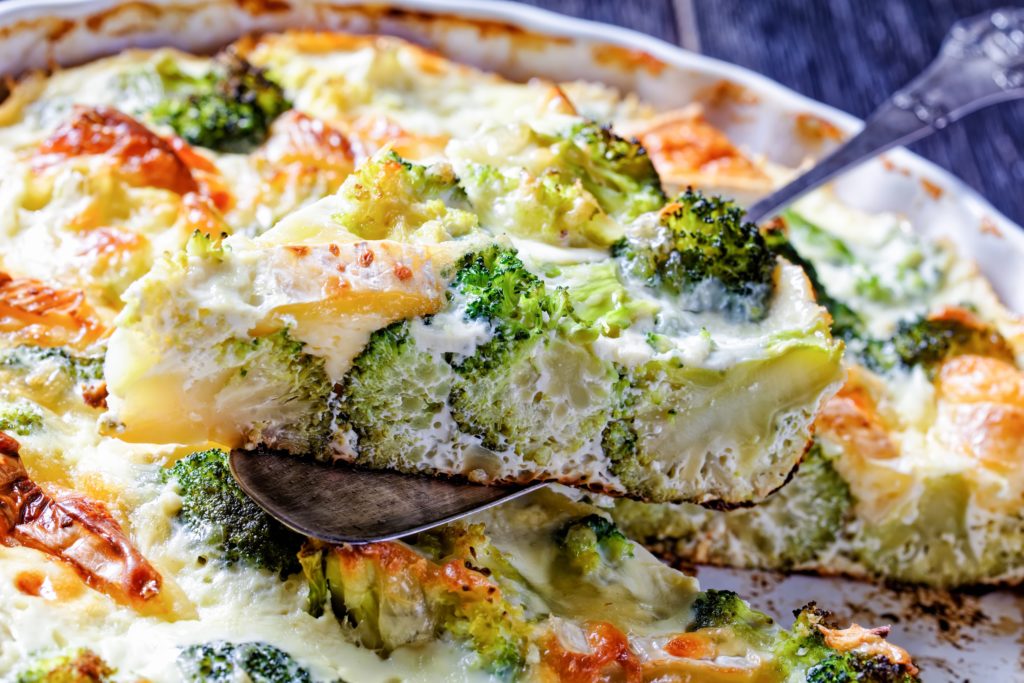 Chicken and Broccoli Crustless Quiche Virginia Family Nutrition Program