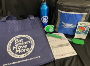 Eat Smart Move More reinforcement bag and materials